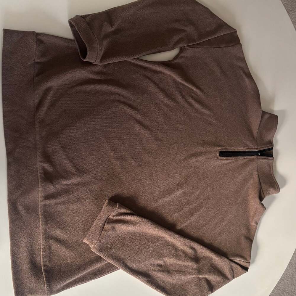 Trendy Queen Womens Oversized Half Zip Pullover Sweatshirt Hoodie